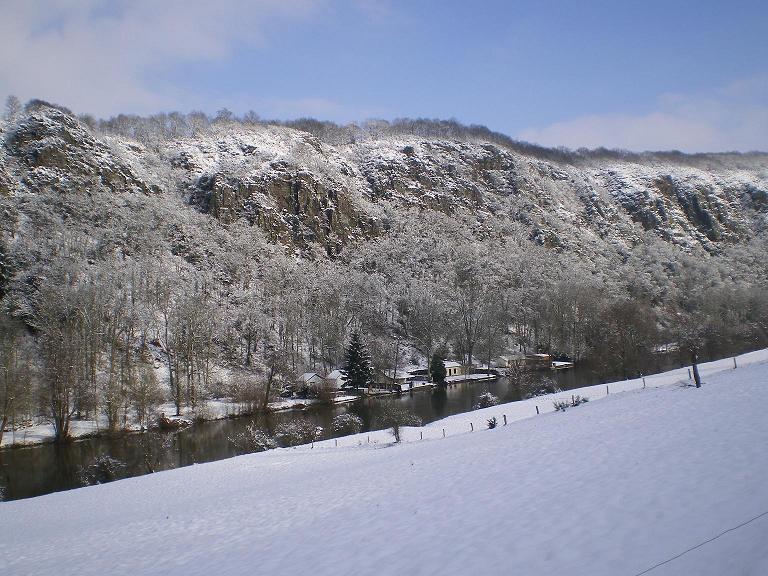 Les Rochers des Parcs sous la neige