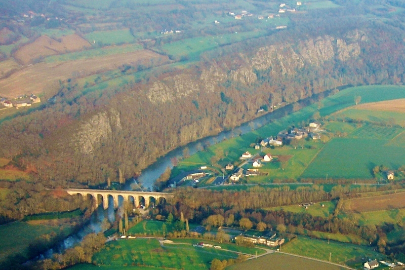 Vue du ciel.