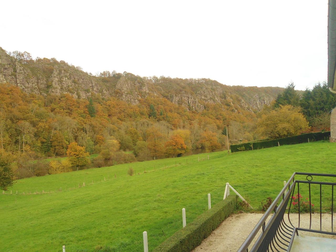 Vue du balcon en automne