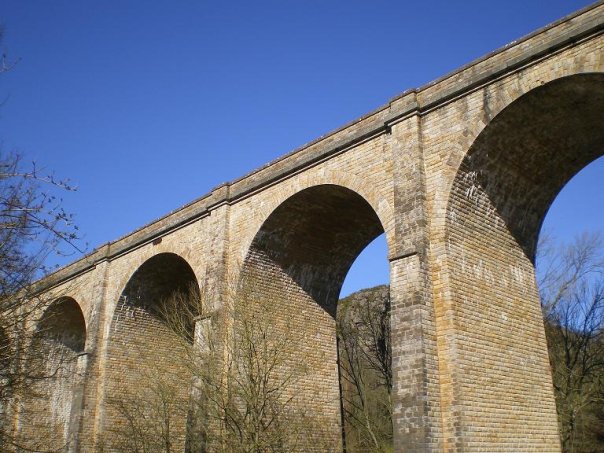 LE VIADUC DE LA LANDE, 1866.