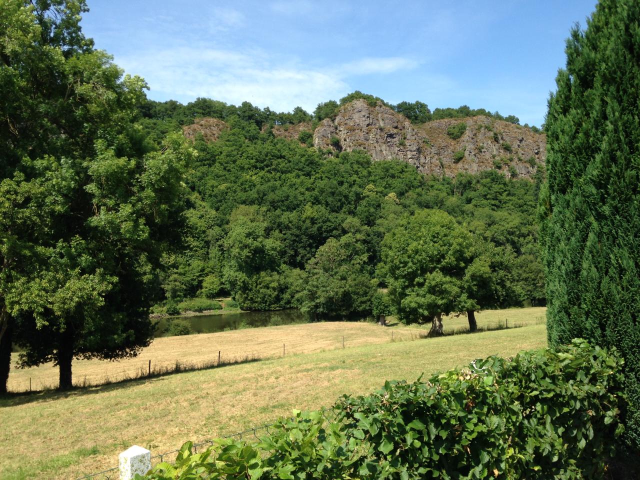 Vue depuis la pelouse